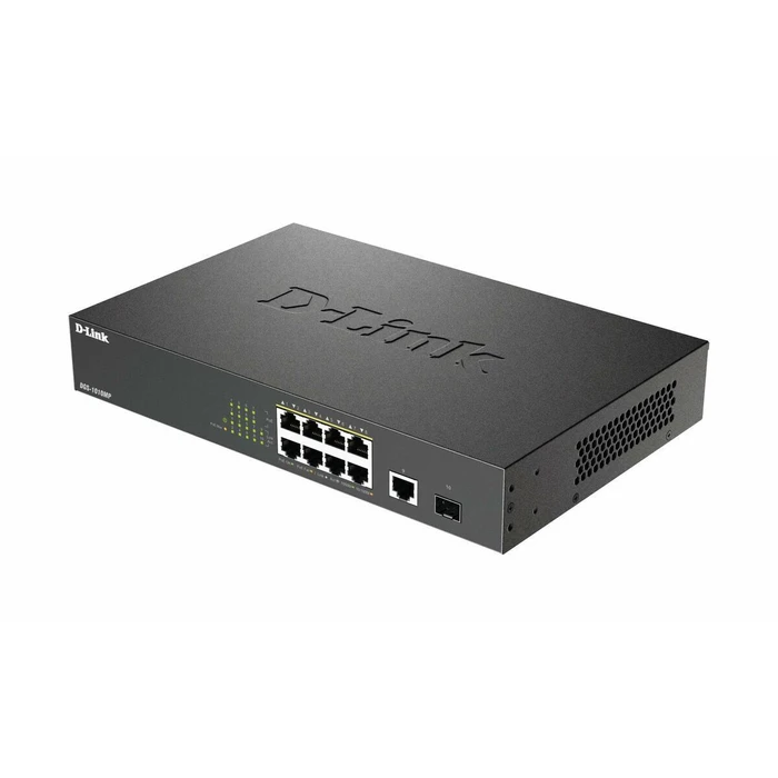 D-Link DGS-1010MP/E Unmanaged L2 PoE Switch με 8 Θύρες Gigabit (1Gbps) Ethernet και 1 SFP Θύρα