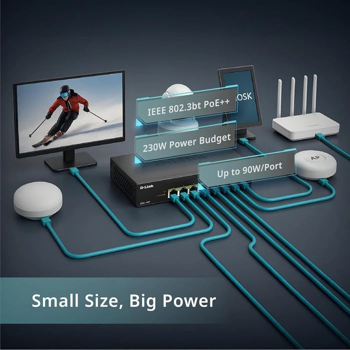 D-Link Διακόπτης DMS-108P/E
