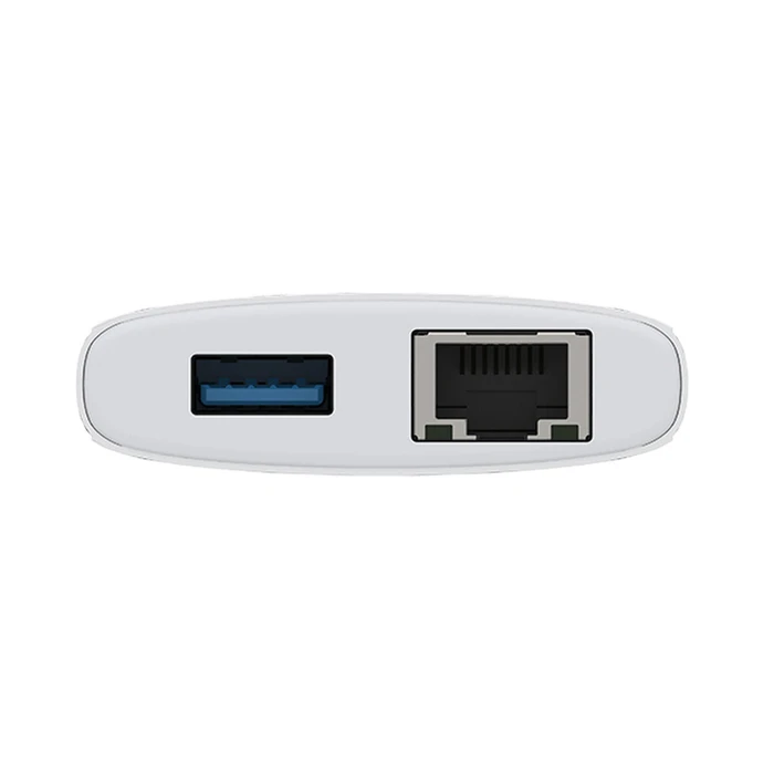 D-Link USB 3.2 Hub 10 Θυρών με σύνδεση USB-C / Ethernet Λευκό DUP-A01