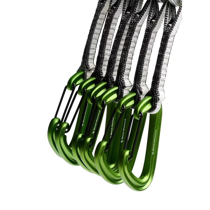 Black Diamond Litewire Quickpack Αναρριχητικά Quickdraws 12cm σετ 6 - Envy Green