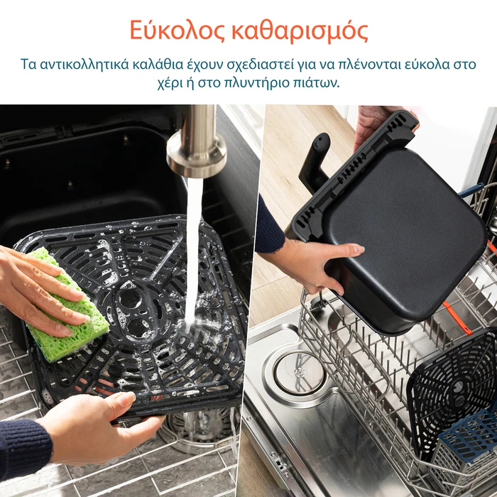 Cosori Φριτέζα Αέρος Dual Blaze 6.4L Grey