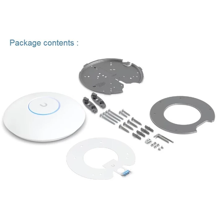 Ubiquiti UniFi U7 Pro Σημείο Πρόσβασης Wi‑Fi 7 (2.4 / 5 / 6 GHz) Λευκό - Μονό Kit
