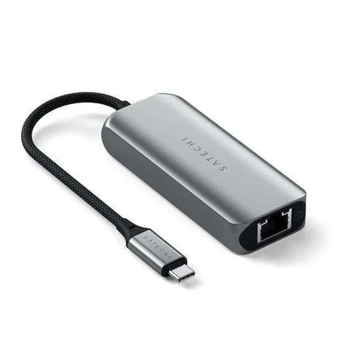 Satechi 3-Port USB 3.2 Hub USB-C with Ethernet - Grey (ST-H3C25EM)