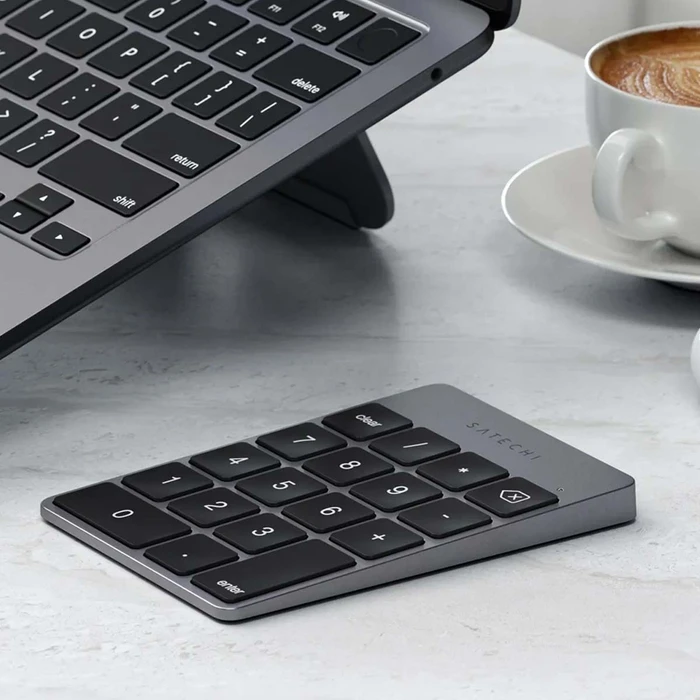 Satechi Slim Ασύρματο Πληκτρολόγιο Αριθμητικό Space Gray