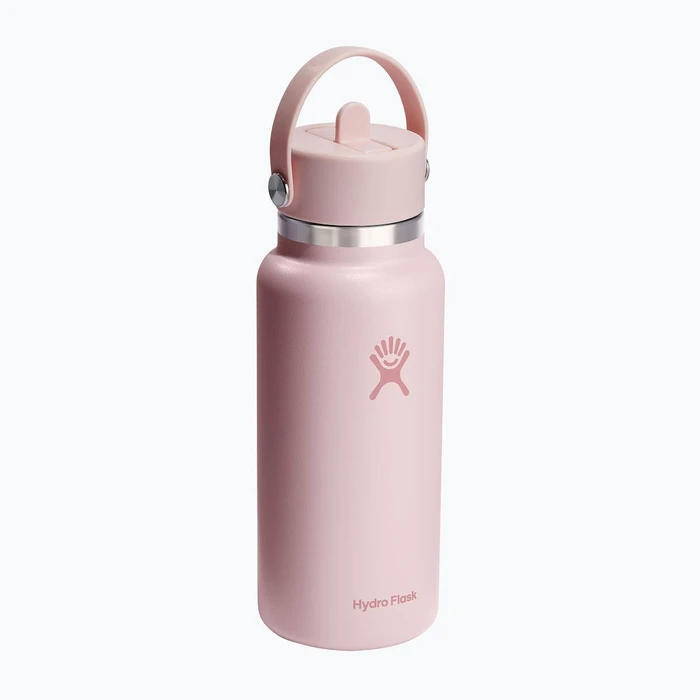 Hydro Flask Wide Mouth Flex Μπουκάλι Θερμός Ανοξείδωτο 1L Trillium με Καλαμάκι