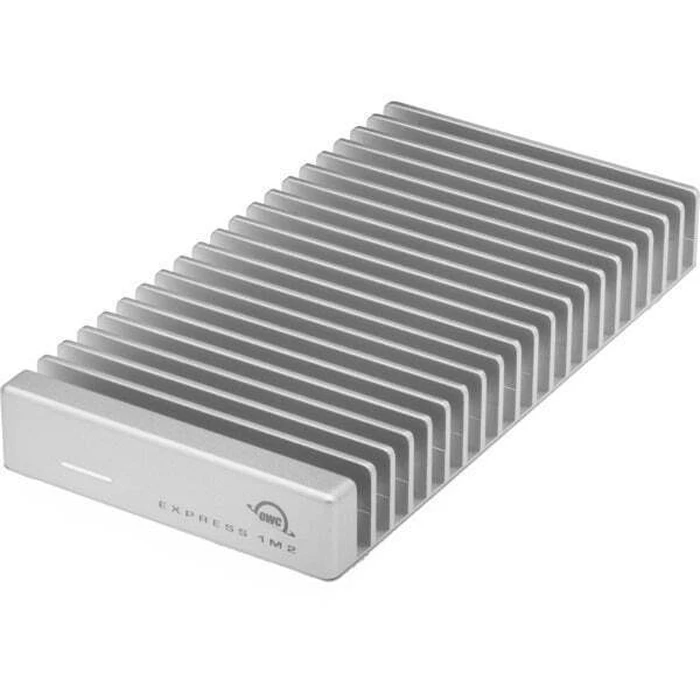 OWC Express 1M2 USB4 (40Gb/s) external enclosure for NVMe M.2 SSD, Silver Aluminum (OWCUS4EXP1M2)