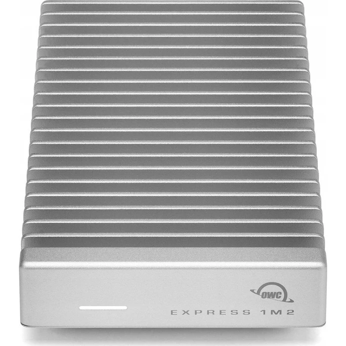 OWC Express 1M2 USB4 (40Gb/s) external enclosure for NVMe M.2 SSD, Silver Aluminum (OWCUS4EXP1M2)
