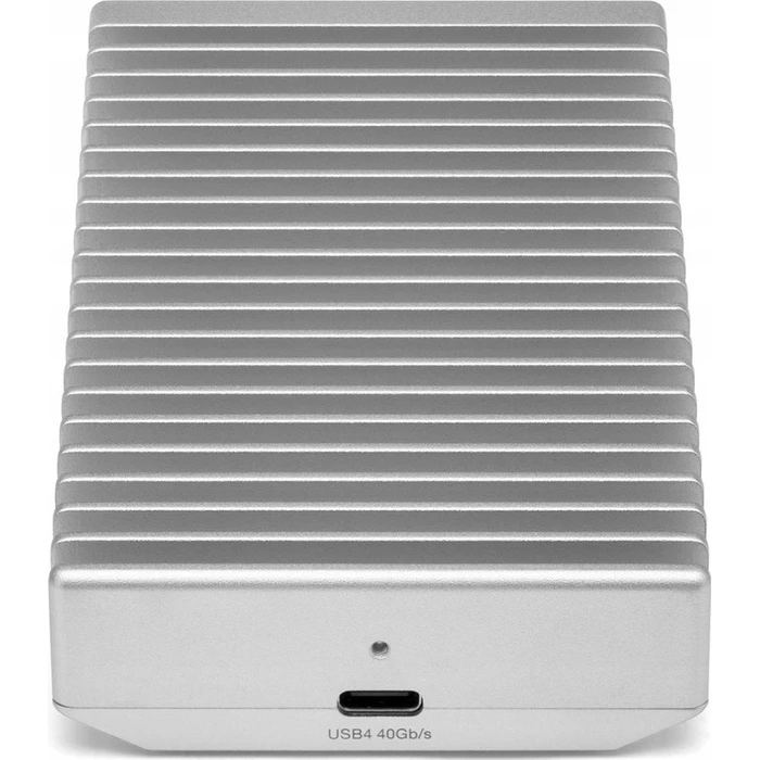 OWC Express 1M2 USB4 (40Gb/s) external enclosure for NVMe M.2 SSD, Silver Aluminum (OWCUS4EXP1M2)