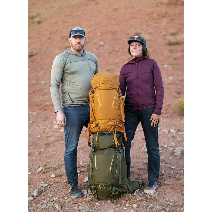 Osprey Kestrel 58 Ορειβατικό Σακίδιο 58lt Αδιάβροχο Πράσινο Trekking