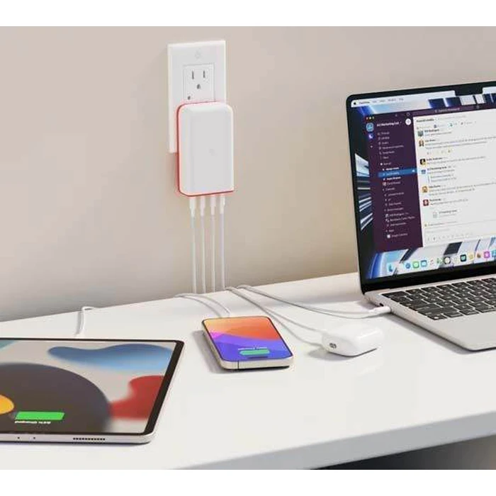 Twelve South Φορτιστής GaN PlugBug 50W Διπλή Θύρα USB-C Λευκός (TS-2441)