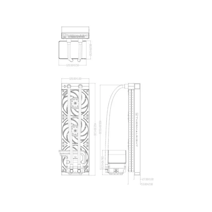 Thermalright Wonder Vision 360 UB Αυτόνομη Υδρόψυξη AIO CPU ARGB 360mm (Λευκό)