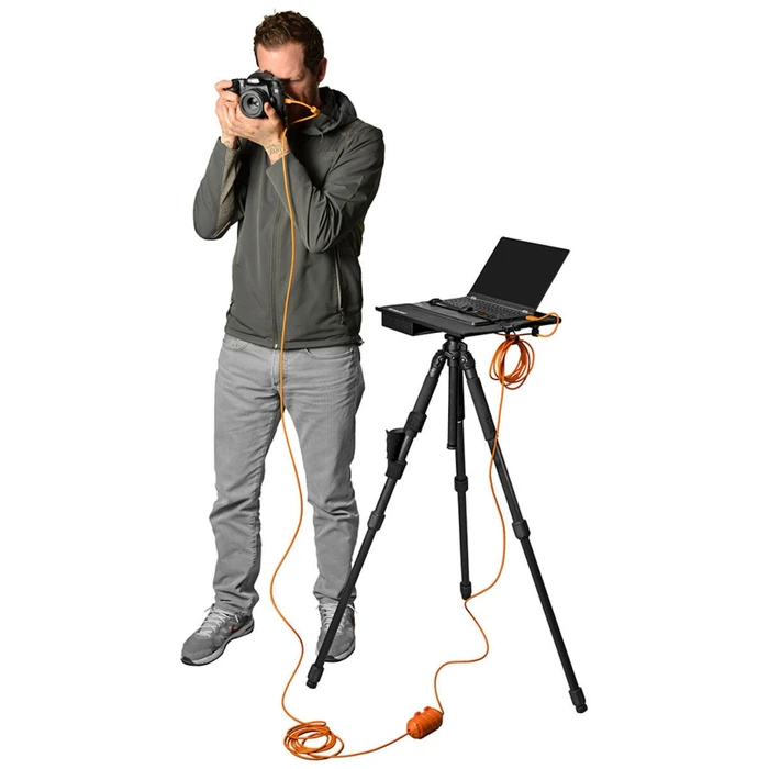 Studio Accessories Tether Tools USB-C to Micro-B Cable-System 9,40m right orange