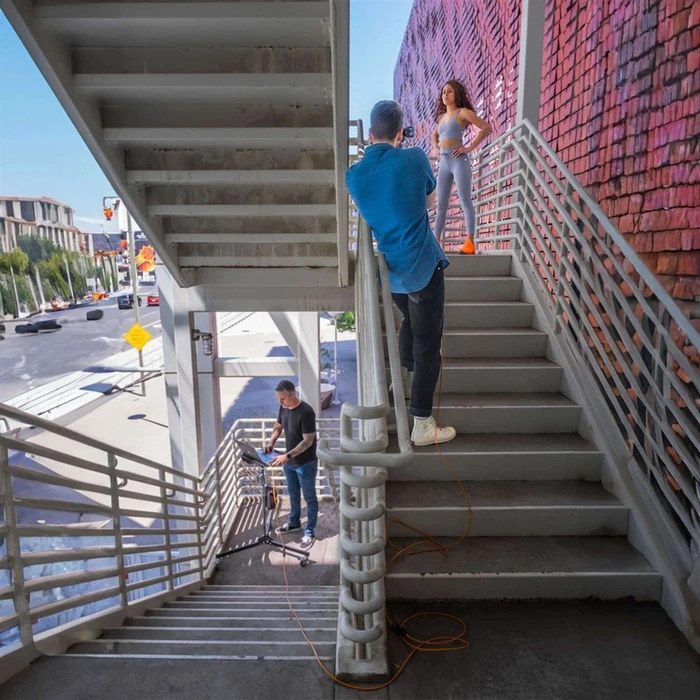 Tether Tools TetherPro USB-C Optima 10G δεξιά πορτοκαλί 9,4m