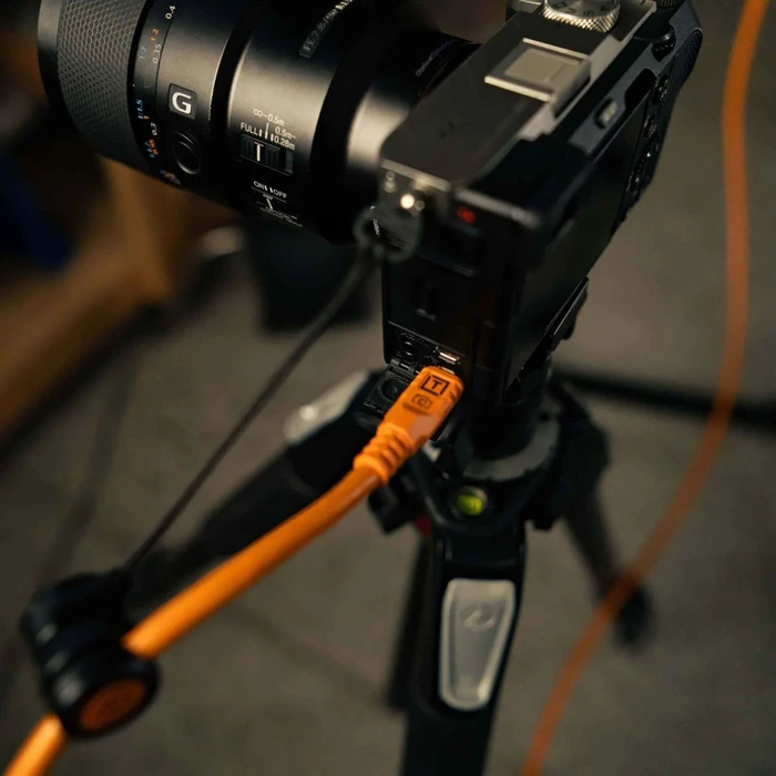 Αξεσουάρ studio Tether Tools TetherPro USB-C Optima 10G ίσιο πορτοκαλί 9,4m