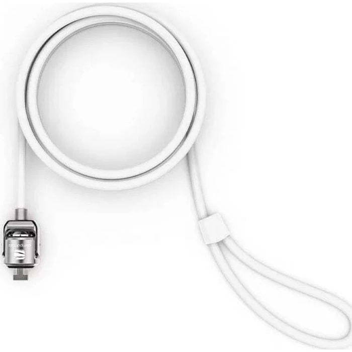 Maclocks M1-CL15W Security Cable Lock - 1.8 m Kensington-style Lock for MacBook/MacBook Pro/iMac