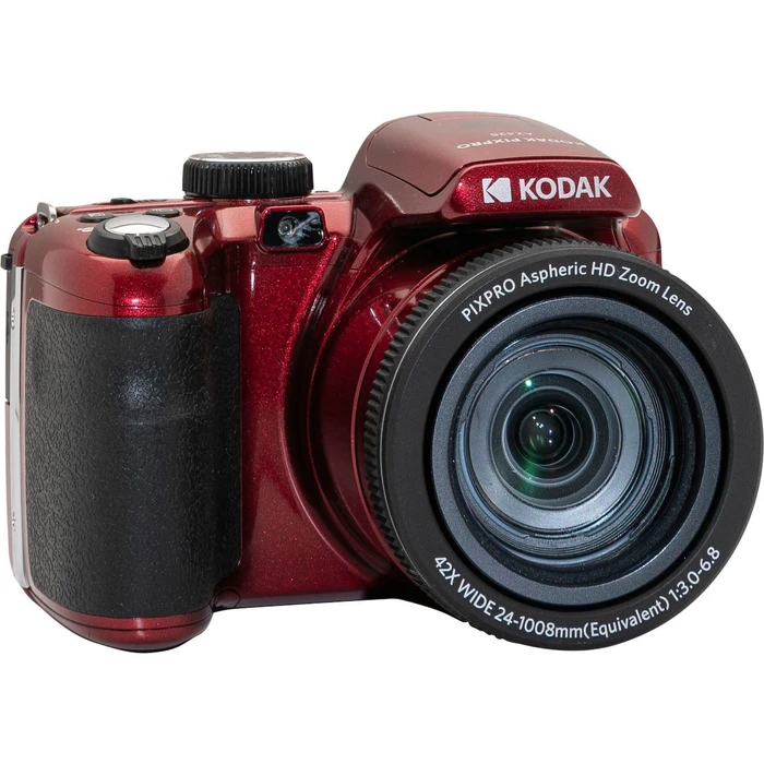 Kodak Astro Zoom AZ425 Compact Digital Camera 20MP 42x Optical Zoom (AZ425RD) Red