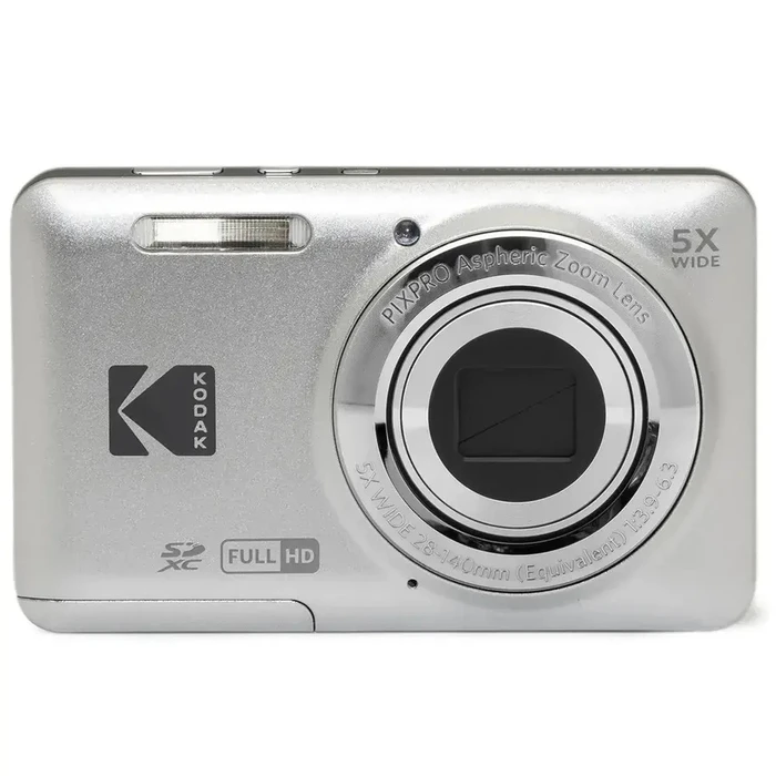 Kodak Pixpro FZ55 Compact Φωτογραφική Μηχανή 16MP Οπτικού Ζουμ 5x Ασημί