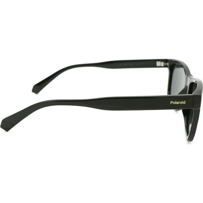 Polaroid Unisex Γυαλιά Ηλίου με Μαύρο Κοκκάλινο Σκελετό και Γκρι Polarized Φακό PLD6186/S 807/M9