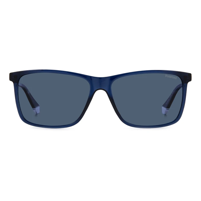 Polaroid Unisex Γυαλιά Ηλίου με Μπλε Κοκκάλινο Σκελετό και Μπλε Polarized Φακό PLD4137/S PJPC3