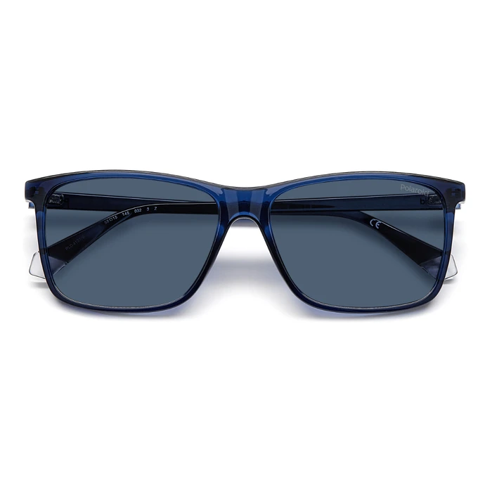 Polaroid Unisex Γυαλιά Ηλίου με Μπλε Κοκκάλινο Σκελετό και Μπλε Polarized Φακό PLD4137/S PJPC3