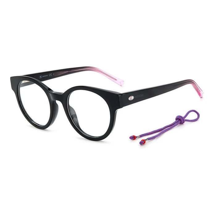 Missoni Women's Acetate Eyeglass Frame Black - MMI 0130 807 (M MISSONI)