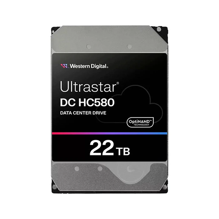 Western Digital Ultrastar DC HC580 22TB Σκληρός Δίσκος HDD 3.5" SATA III 7200rpm 512MB Cache (0F62784)