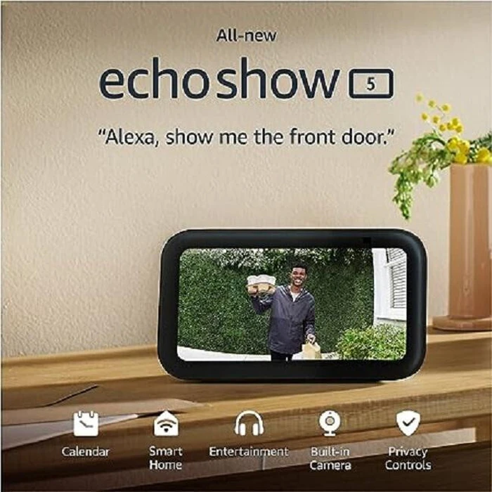 Amazon Echo Show 5 (3η Γενιά) Έξυπνη Οθόνη με Alexa - Charcoal