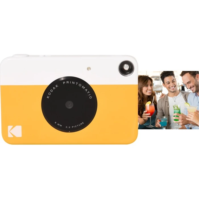 Kodak Printomatic Άμεση Φωτογραφική Μηχανή Κίτρινη (RODOMATICYL)