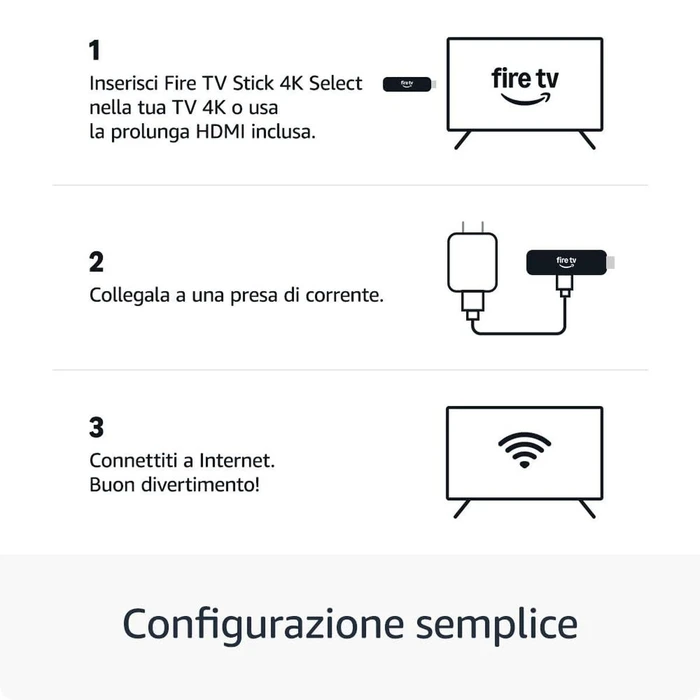 Amazon Smart TV Stick Fire 4K UHD με Wi‑Fi / HDMI