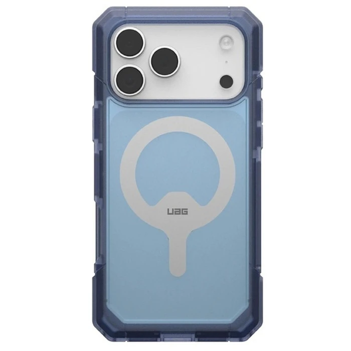 Θήκη UAG Trooper MagSafe για iPhone 17 Pro Max — Cloud Blue (2 τεμ., προστασία πίσω & ακμών, με προστασία οθόνης)