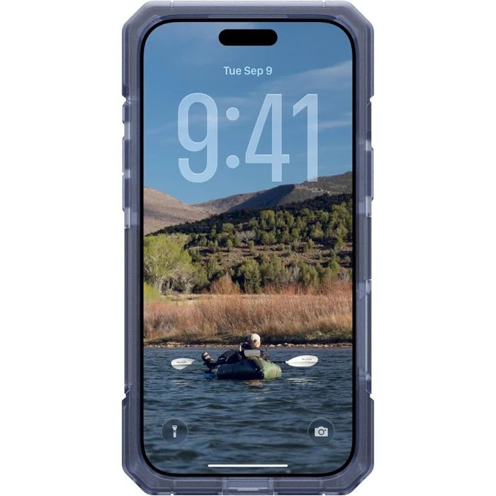 Θήκη UAG Trooper MagSafe για iPhone 17 Pro Max — Cloud Blue (2 τεμ., προστασία πίσω & ακμών, με προστασία οθόνης)