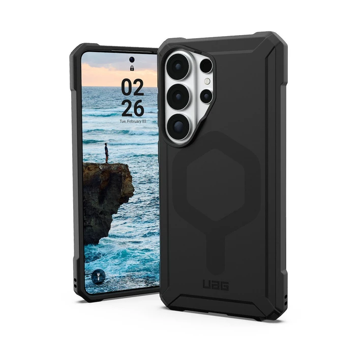 UAG Urban Armor Gear Essential Armor Case with Magnet Module for Samsung Galaxy S26 Ultra — Black