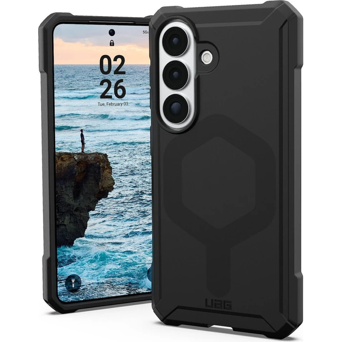UAG Urban Armor Gear Essential Armor Case with Magnet Module for Samsung Galaxy S26, Black