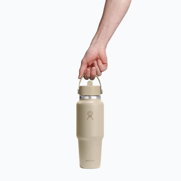 Hydro Flask 32 Oz Wide Flex Straw Travel Bottle (946 ml) - Oat