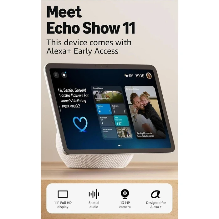 Amazon Echo Show 11 Smart Hub (Zigbee / Thread) - Συμβατό με Alexa & Matter