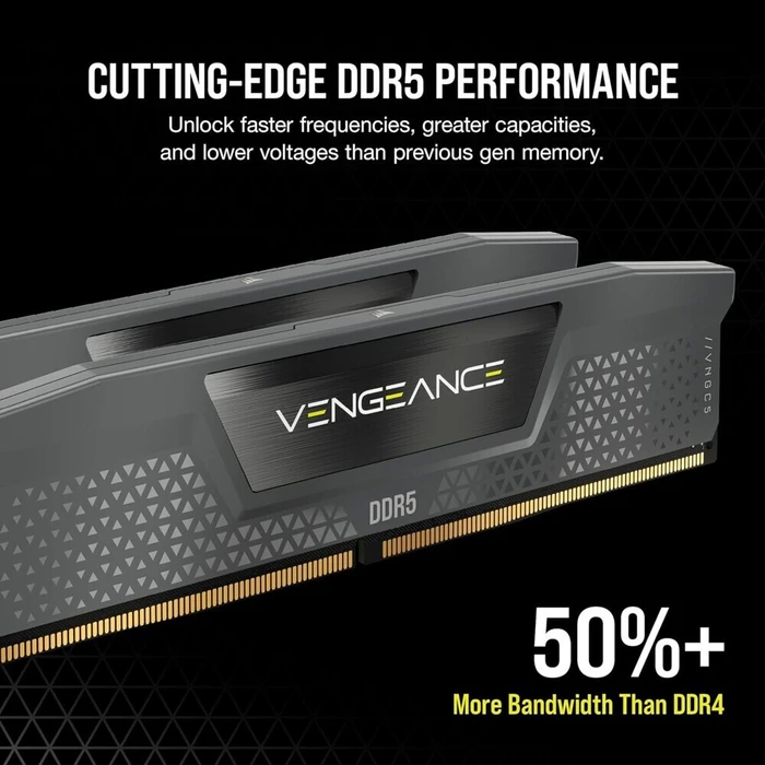 Corsair Vengeance DDR5 16GB 6000MHz CL36 (XMP / AMD EXPO) - Γκρι (Retail)