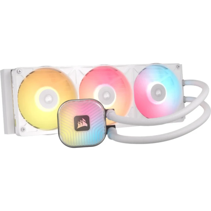 Corsair iCUE LINK TITAN II 360 RX RGB White - Ψύξη AIO CPU 3x120mm με IPS LCD 5"