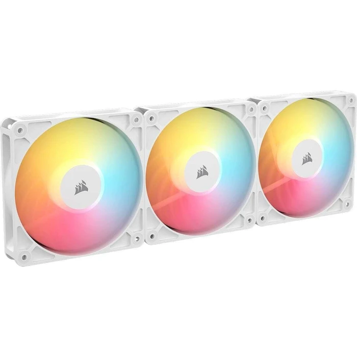 CORSAIR RS120‑R White ARGB PWM Triple Pack — Σετ 3 x 120mm ανεμιστήρων ARGB (λευκό)