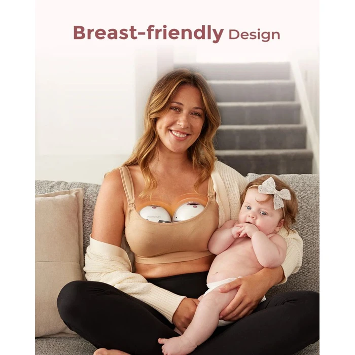 Momcozy M5 Smart Ηλεκτρικό Μονό Θήλαστρο Χωρίς BPA - Κόκκινο