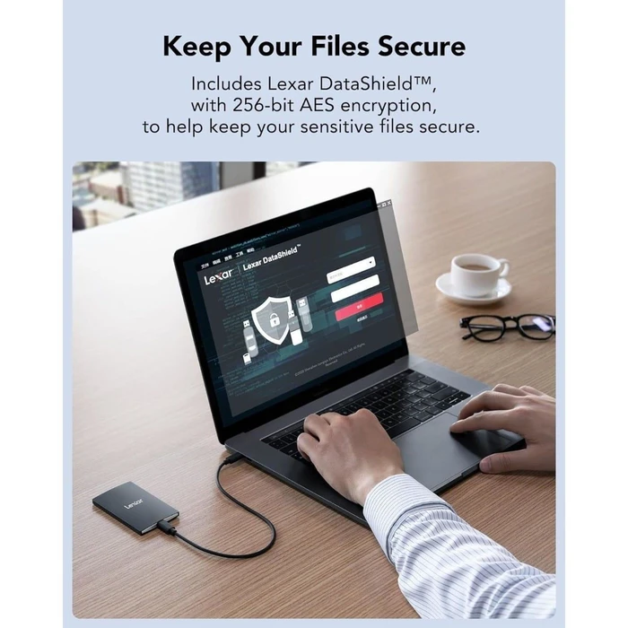 Lexar SL500 USB 3.2 Εξωτερικός SSD 1TB 2.5" Μαύρο
