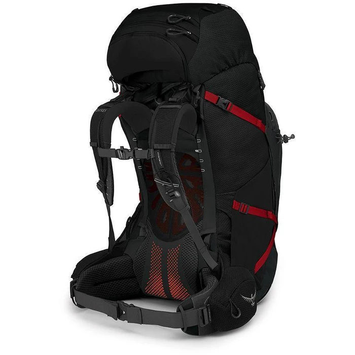 Osprey Aether Plus Ορειβατικό Σακίδιο 85lt Αδιάβροχο Μαύρο Expedition
