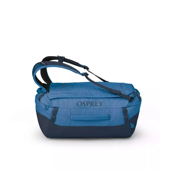 Osprey Transporter Duffel 30L Blue Fabric Duffel (Convertible Backpack)