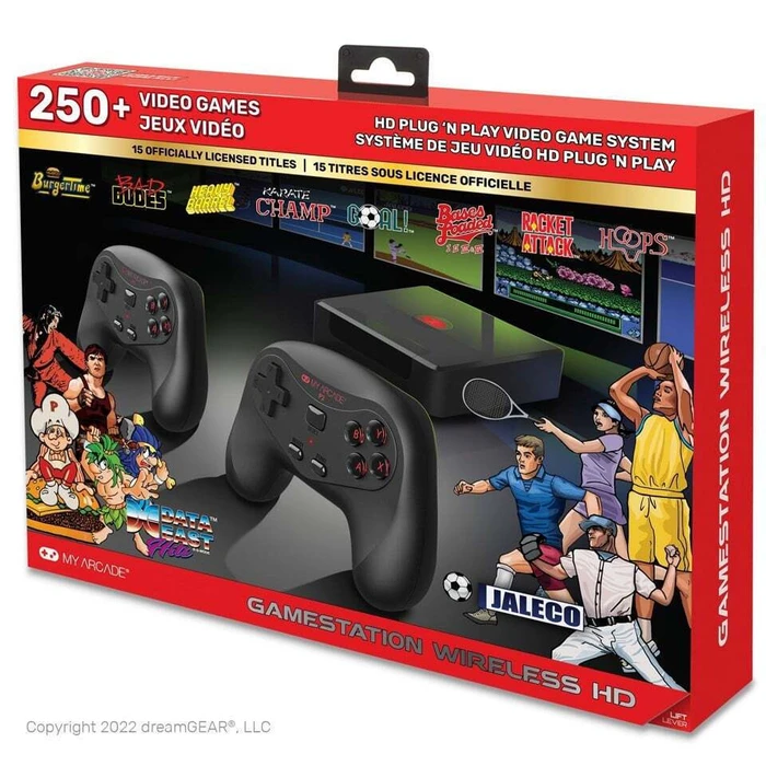 MY ARCADE GameStation Wireless Ενσωματωμένη Κονσόλα Arcade 308 Παιχνίδια 7+ (DGUNL-4144)