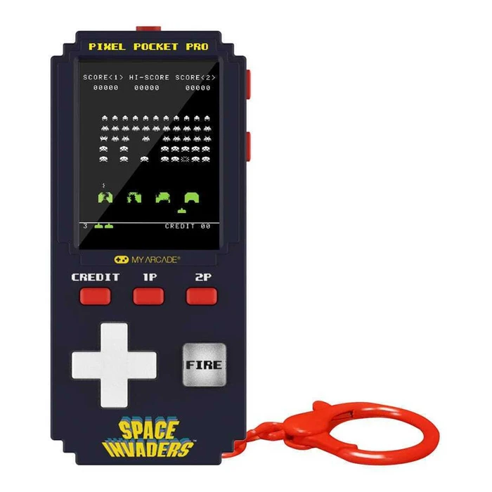 MY ARCADE Pixel Pocket Pro Space Invaders Handheld Gaming System