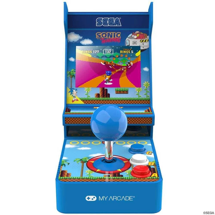 My Arcade Μικρή Ρετρό Κονσόλα Sonic The Hedgehog Joystick Player