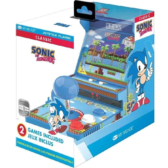 My Arcade Μικρή Ρετρό Κονσόλα Sonic The Hedgehog Joystick Player