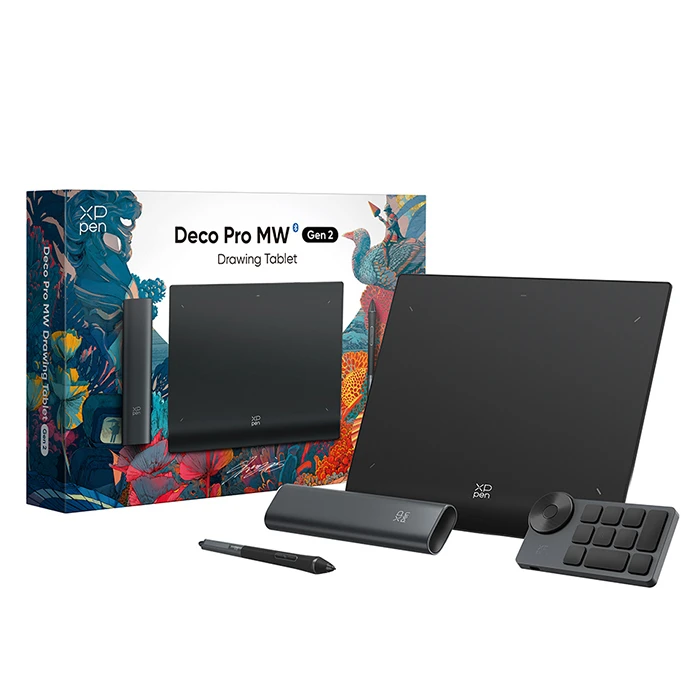 XP-PEN Drawing Tablet Deco Pro MW Wireless Bluetooth Gen 2