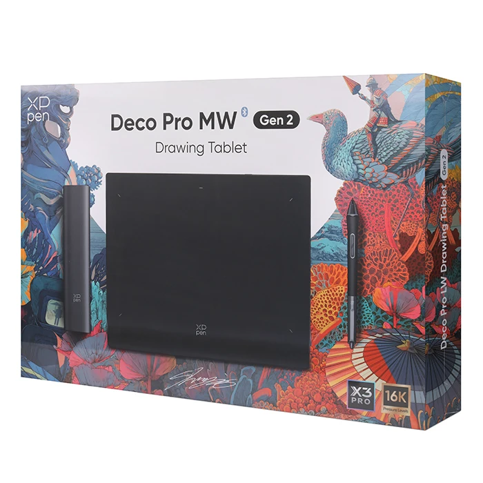 XP-PEN Drawing Tablet Deco Pro MW Wireless Bluetooth Gen 2