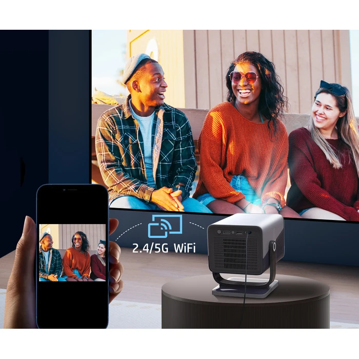 Projector HP MC475 Short Throw Full HD 1080p 200 ISO lm Wi Fi Netflix Certified ChatGPT Ready