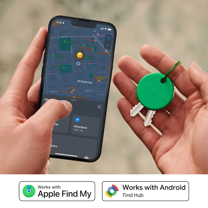 Chipolo Pop Apple Find My & Google Find Hub Πράσινο - Εντοπιστής Smartphone